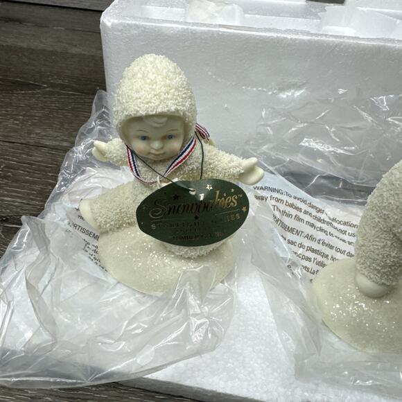 SnowBabies "Tumbling Trio" Starlight Games New in Box - Picture 5 of 8